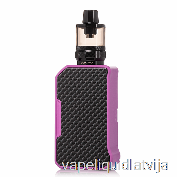 Dovpo Mvp 220w Starta Komplekts Oglekļa šķiedras Purpura Vape šķidrums